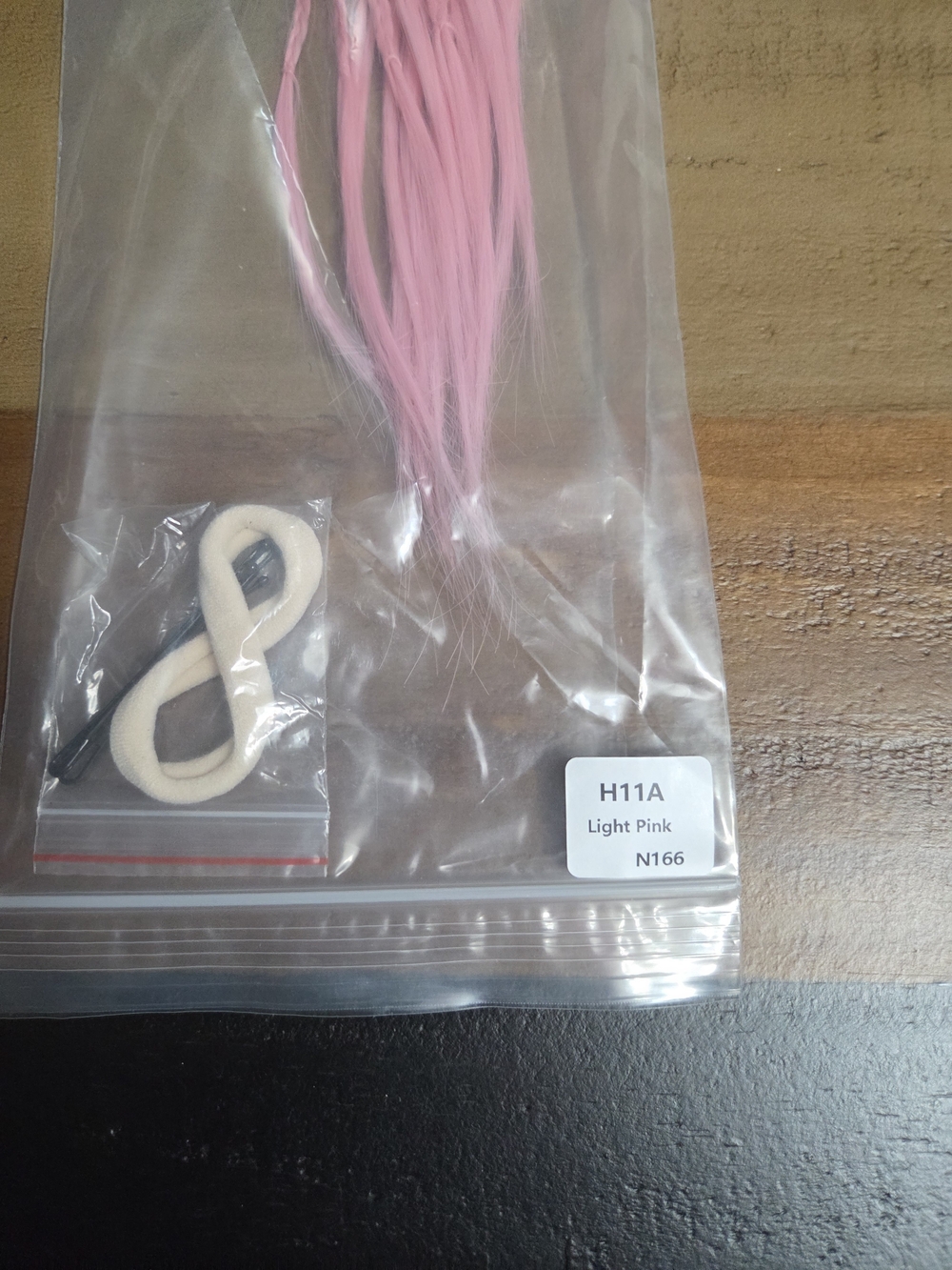Pink Messy Ponytail Extensions - Picture 4 of 5